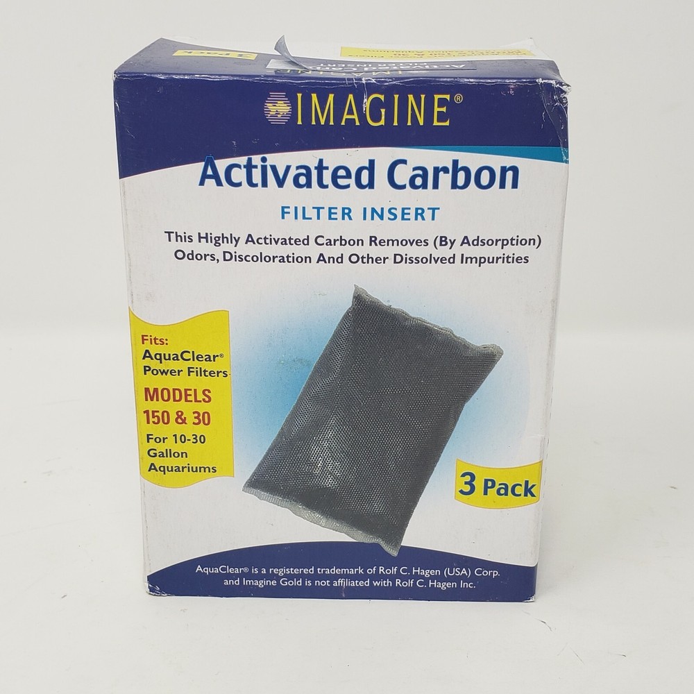 IMAGINE Activated Carbon Filter Insert Models 150 & 30 Filter Insert 3 Pack