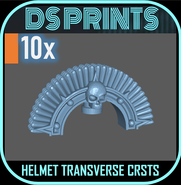 Helmet crests for SM marines 10x