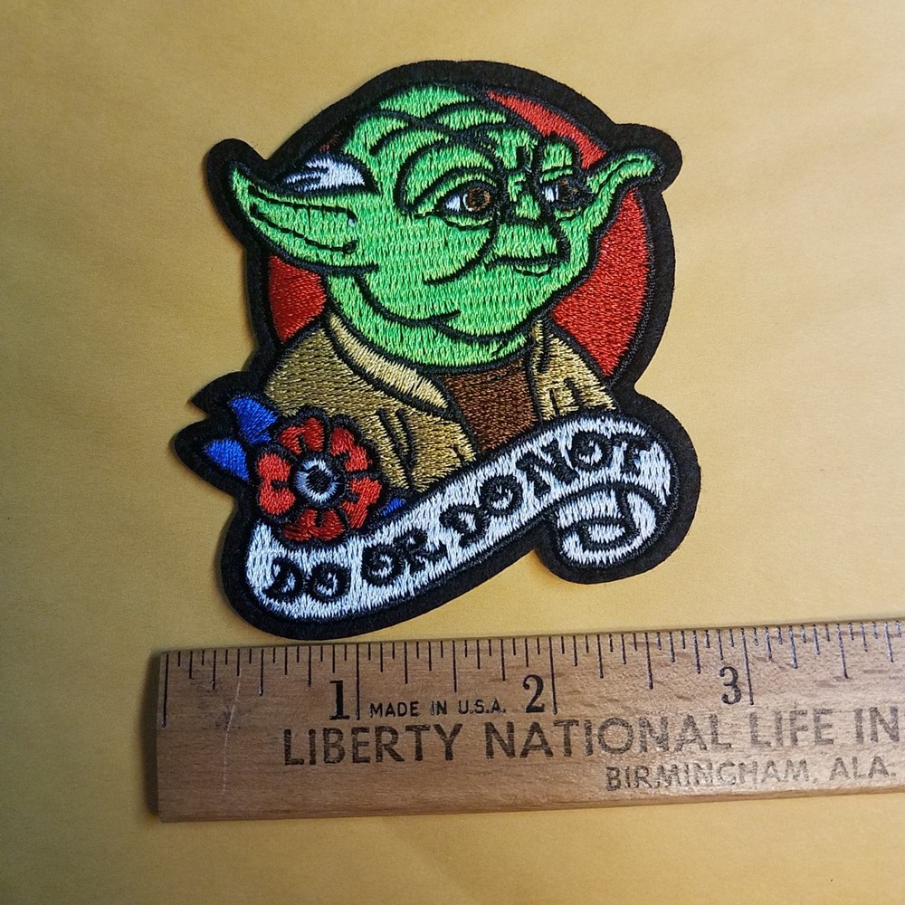 Star Wars Yoda Do or Do Not Patch 3 1/4 inch patch