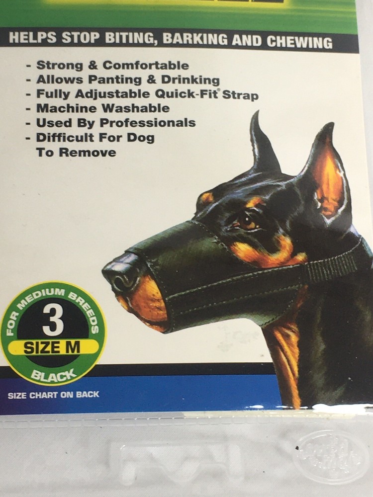 Quick Fix Muzzle Size 3 Medium Black