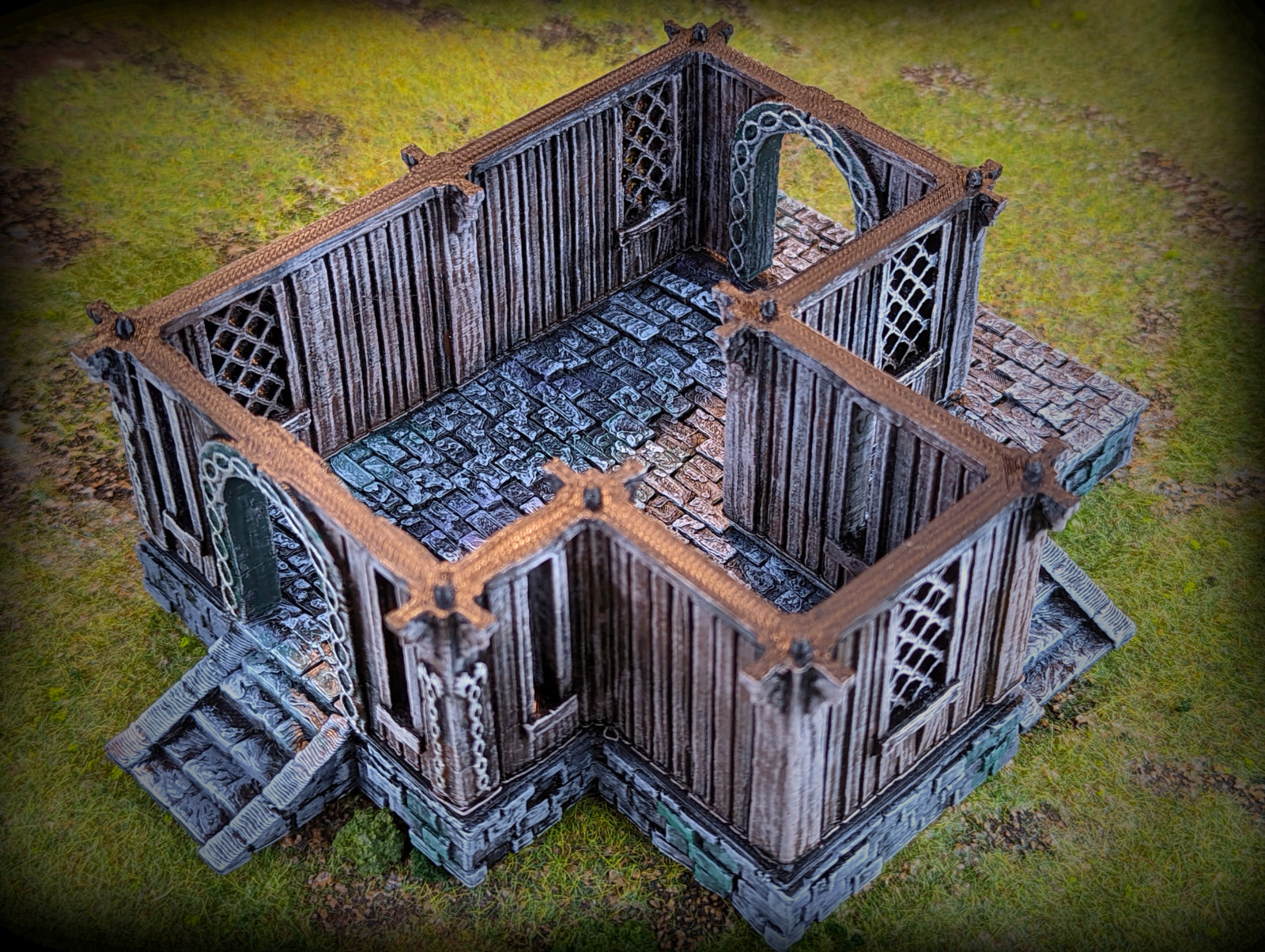 Kingdom of Saxonia Rohan Villager House 28mm Tabletop Terrain