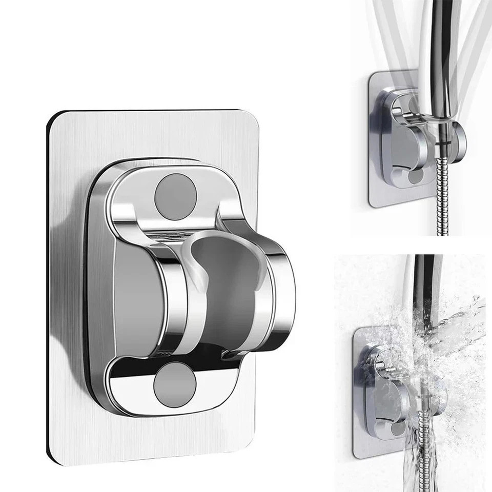 Self-adhesive Handheld Shower Head Holder Adjustable Wall Mount Shower Bracket*
