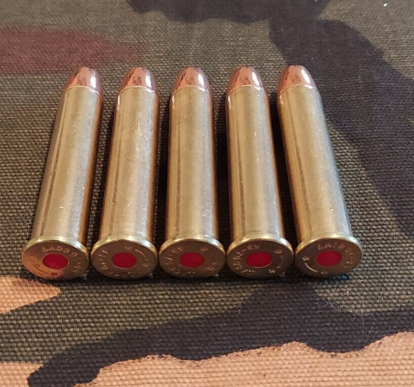 45-70 GOVERNMENT SNAP CAPS SET OF 5, BRASS AND FMJ, REAL 350gr WEIGHT!!!