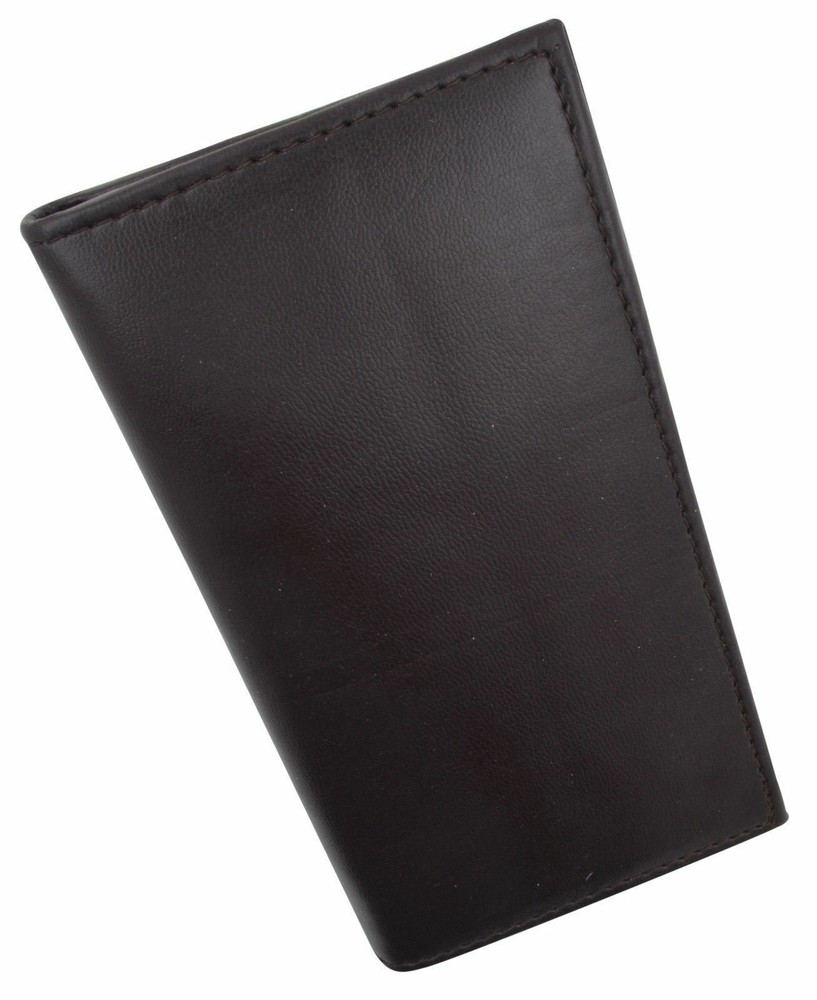 Basic Checkbook Cover BROWN NEW