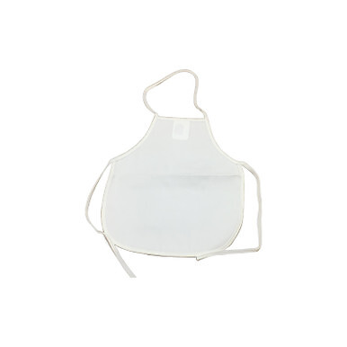 Child's Simple White Apron - no pockets