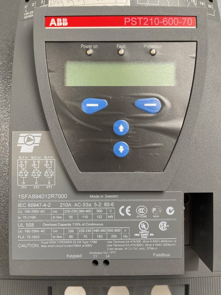 ABB PST210-600-70 Soft Starter