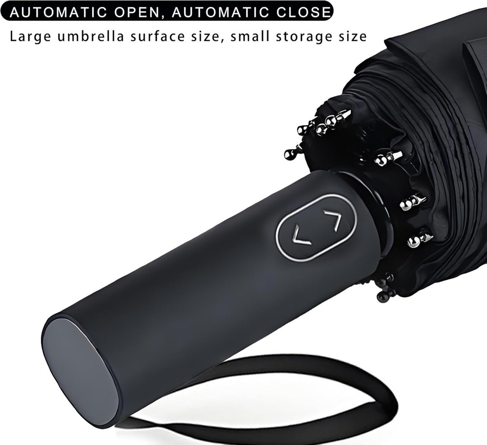 Large Folding Golf Umbrella - Windproof & Waterproof