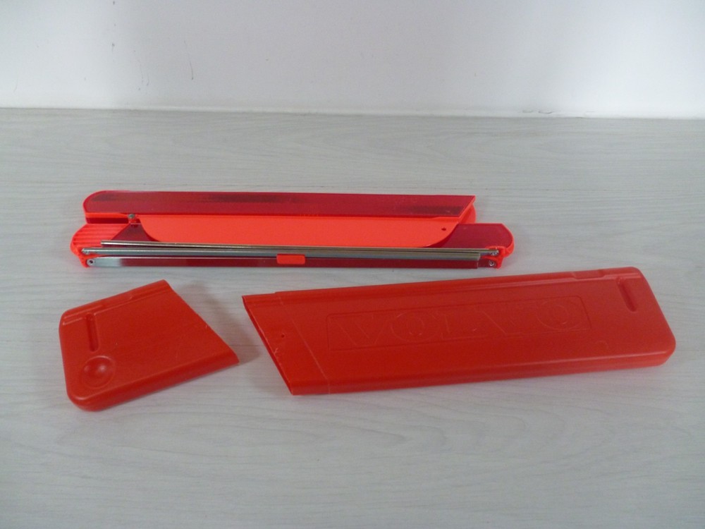 AA Volvo ROADSIDE HAZARD FOLDABLE WARNING TRIANGLE never used
