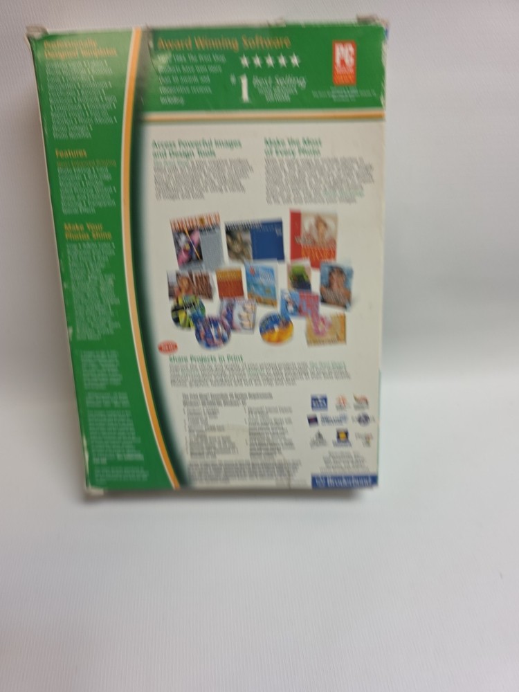 The Print Shop Essentials Version 20 PC CDROM 2003 Broderbund Windows 98/2000/XP