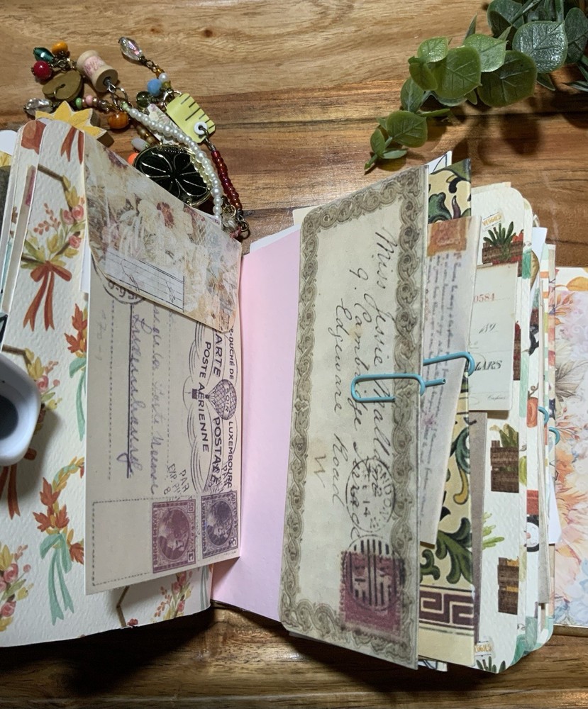 Autumn Fall Handmade Junk Journal