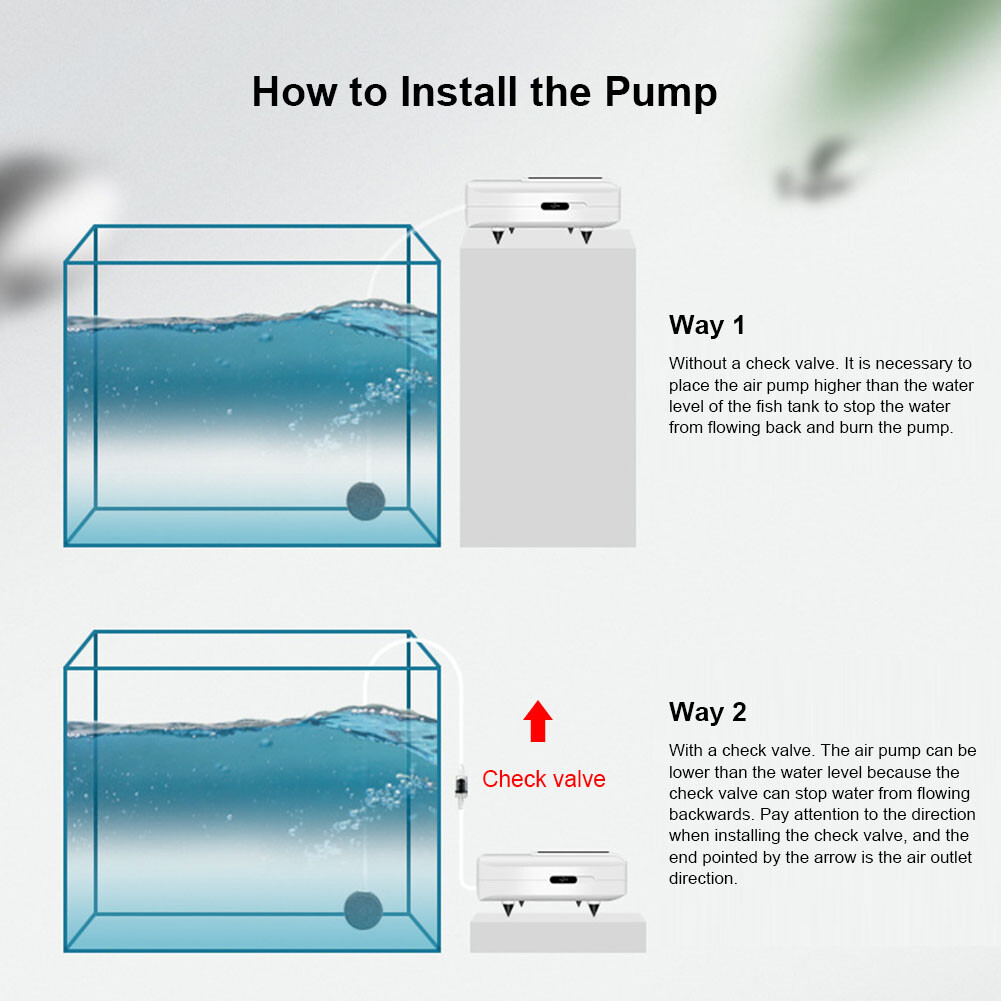 Rechargeable Portable Rechargeable Air pump aquarium fish tank Oxygen Pump New