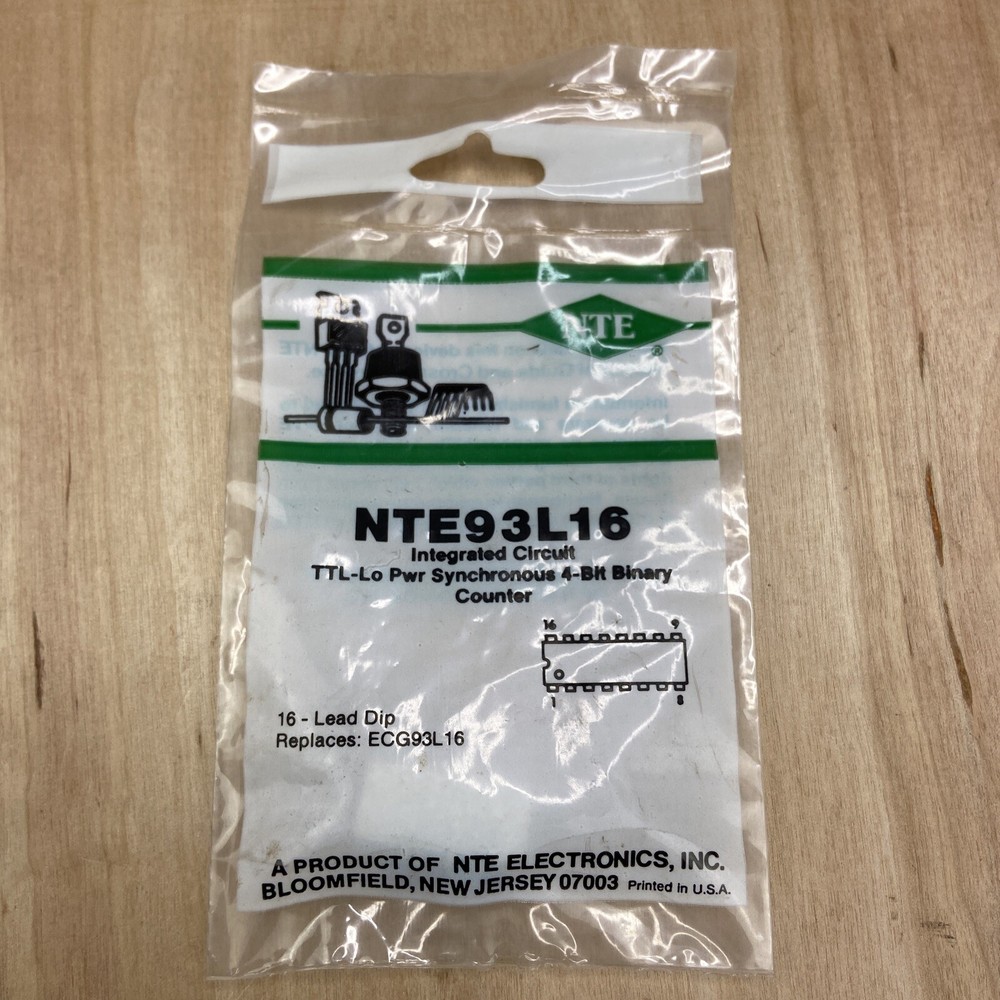 NTE Electronics NTE93L16 INTEGRATED CIRCUIT TTL LOW POWER SYNCH LATCH