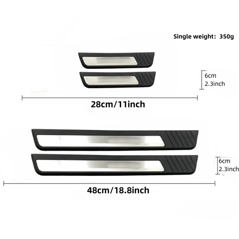 For Honda CR-V CRV Steel Accessories Protector Door Sill Scuff Plate Car Sticker