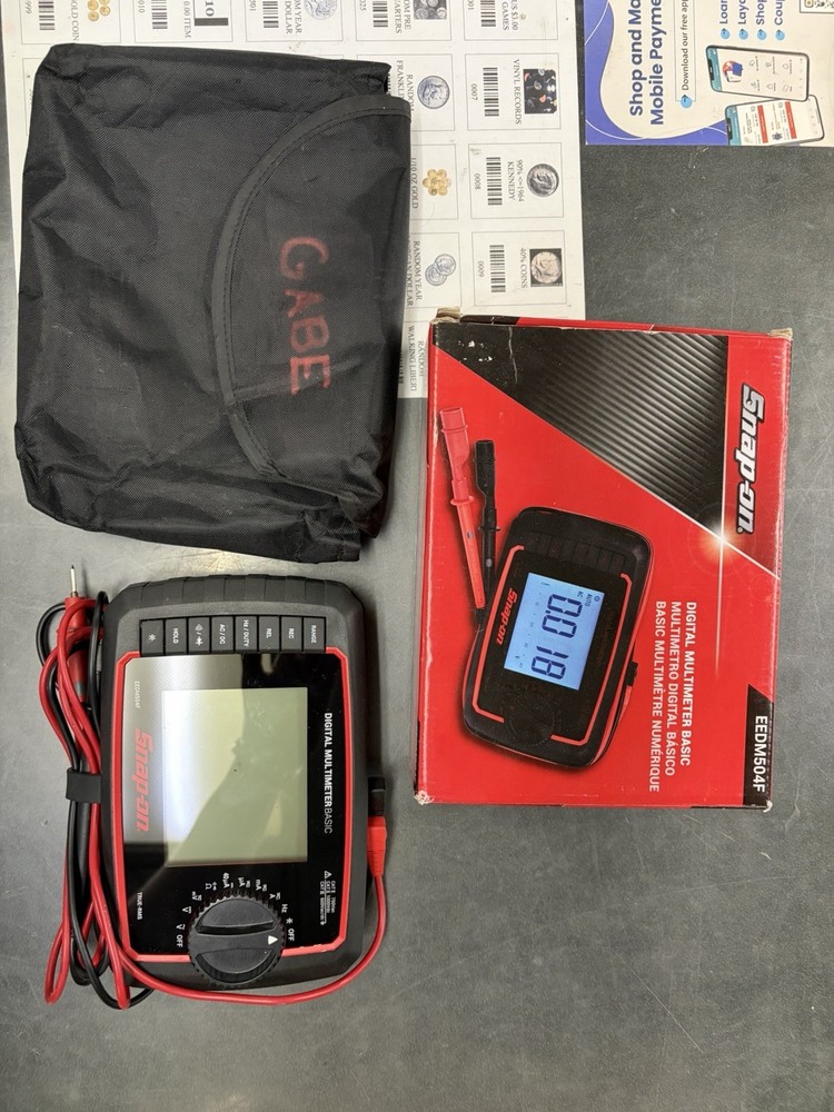 Snap On EEDM504F Digital Multimeter Basic