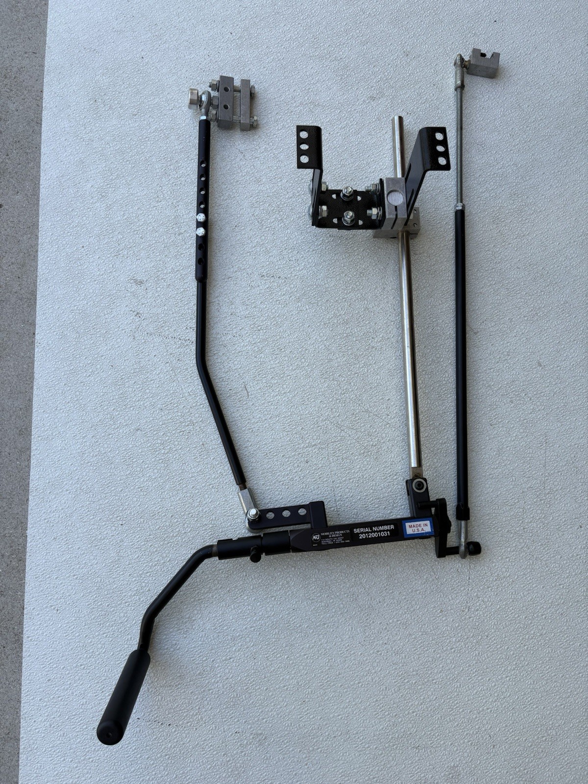 MPD Push/Rock handicap driver hand controls