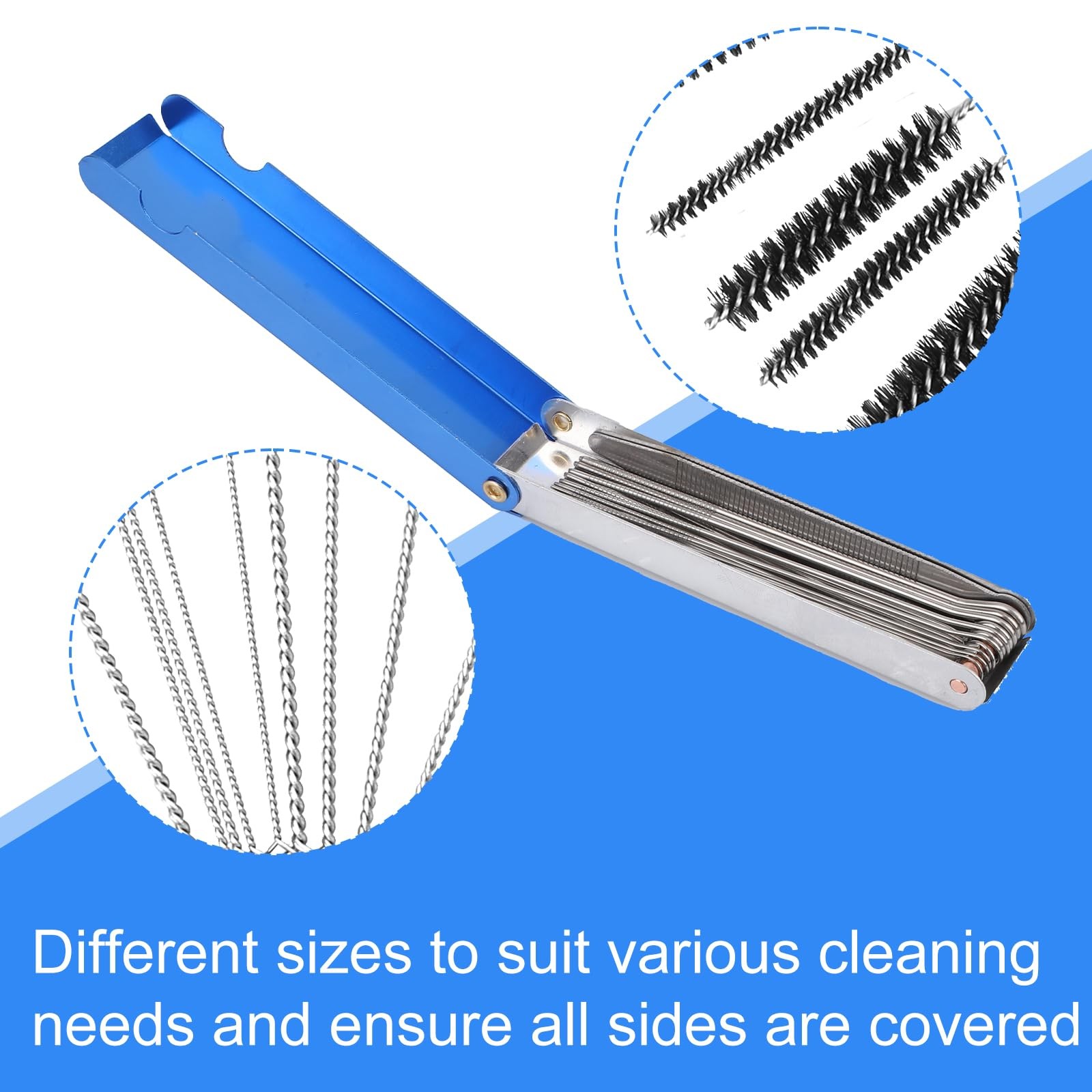 Carburetor Cleaning Kit, Torch Tip Cleaner Set 39 Wires 30 Needles 15 Carb Je...