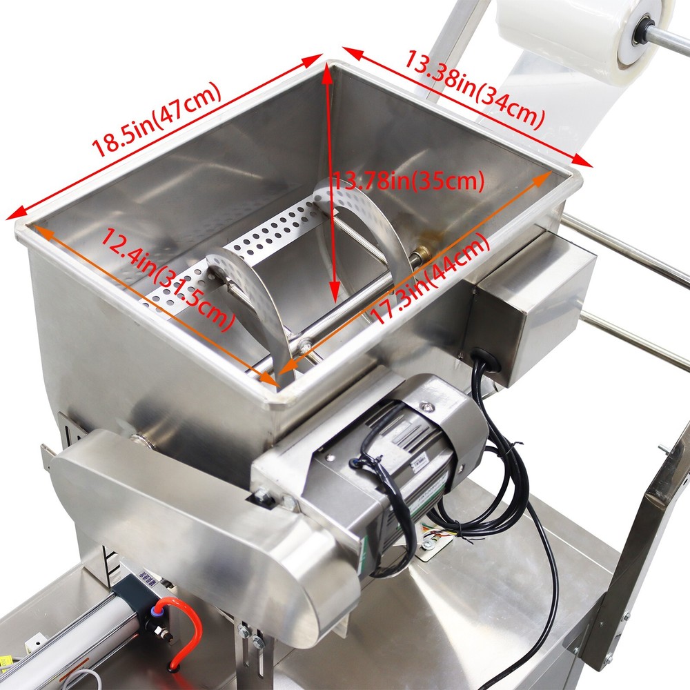 10-100ml Automatic Paste Liquid Quantitative Filling Machine w/Mixing Hopper110V