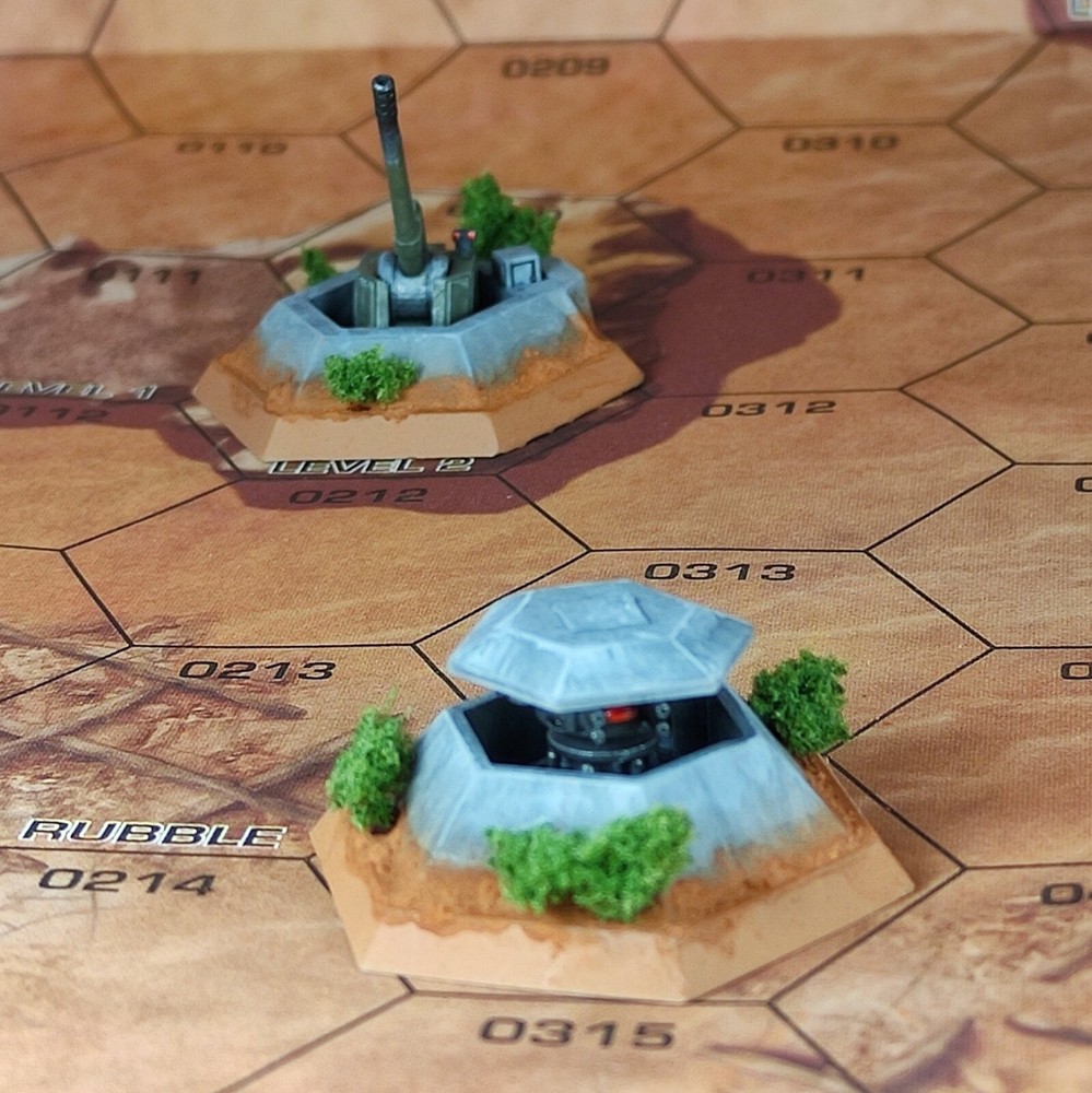 Dot hex - 6mm Sir Mortimer x2