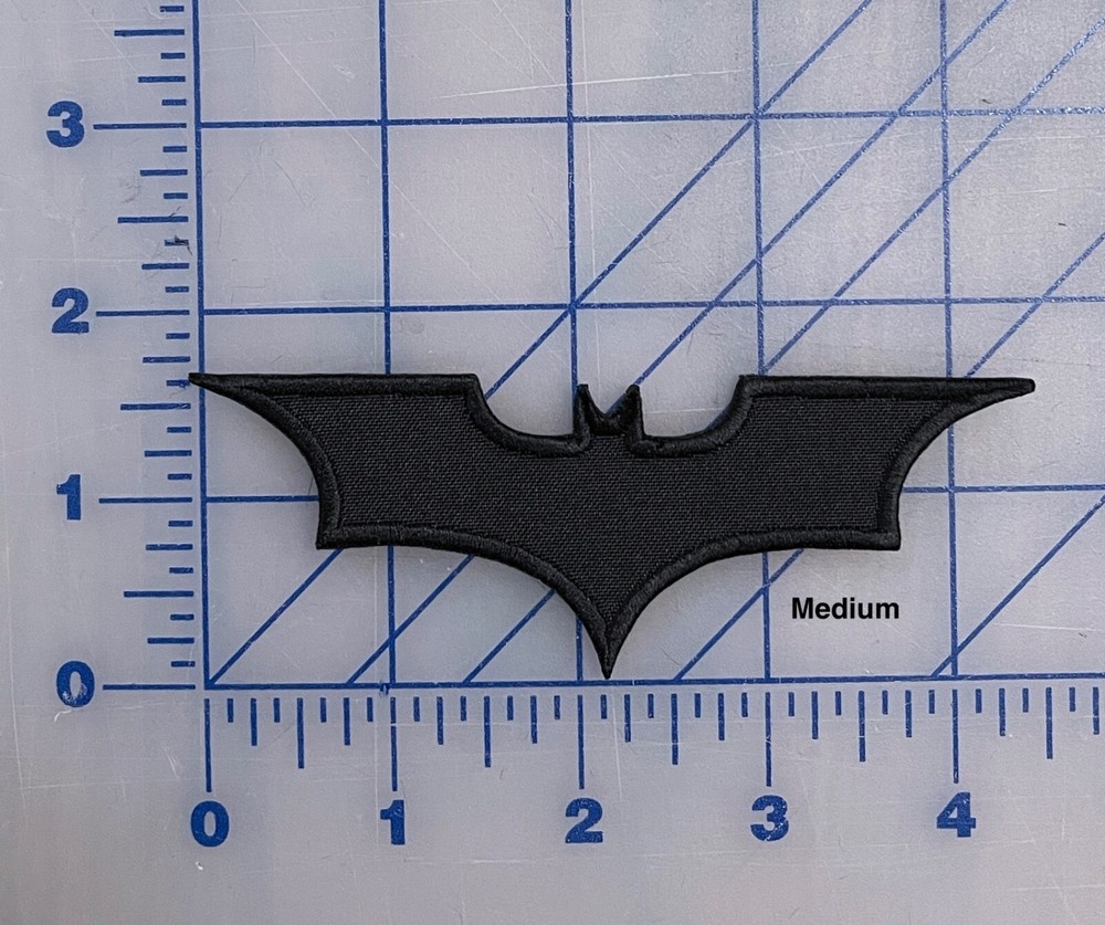 Dark Knight Batman Patch \ Emblem \ Badge \ Applique - Multiple Colors Available