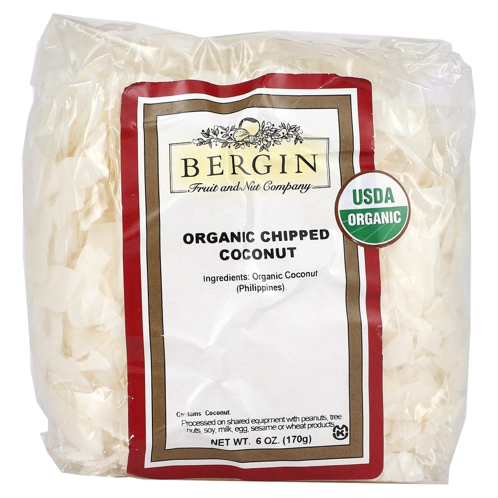 Organic Chipped Coconut, 6 oz (170 g)