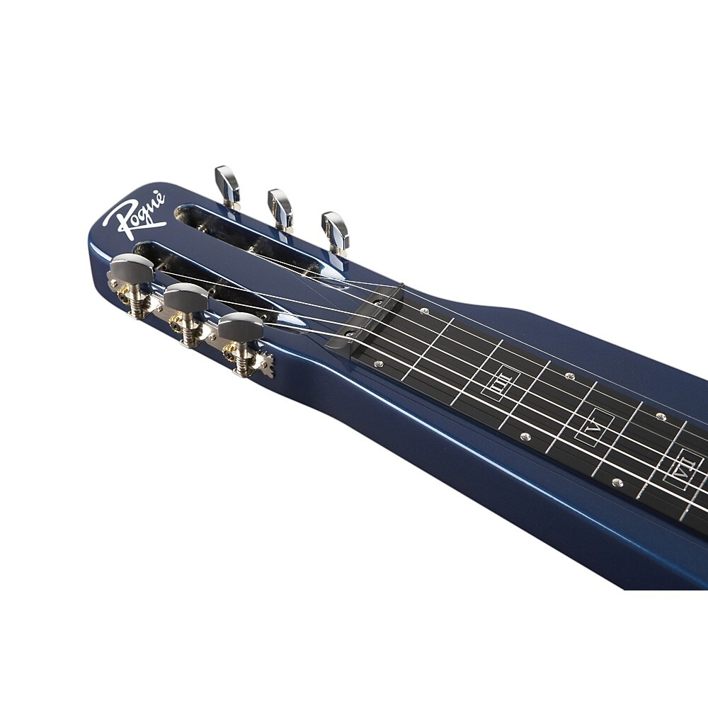Rogue RLS-1 Lap Steel Guitar with Stand and Gig Bag Metallic Blue