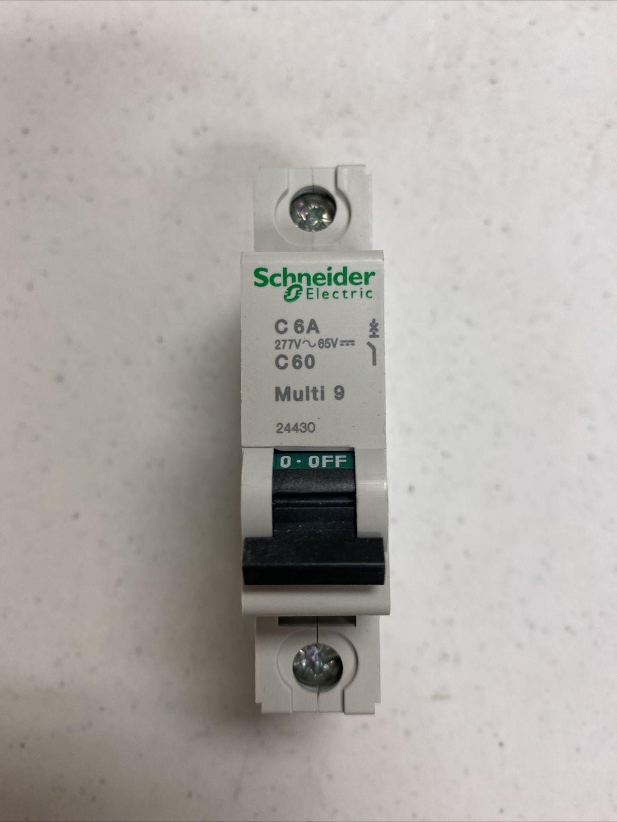 NEW, SCHNEIDER ELECTRIC 24430 C60 MINIATURE SUPPLIMENTARY PROTECTOR, MULTI 9 C60