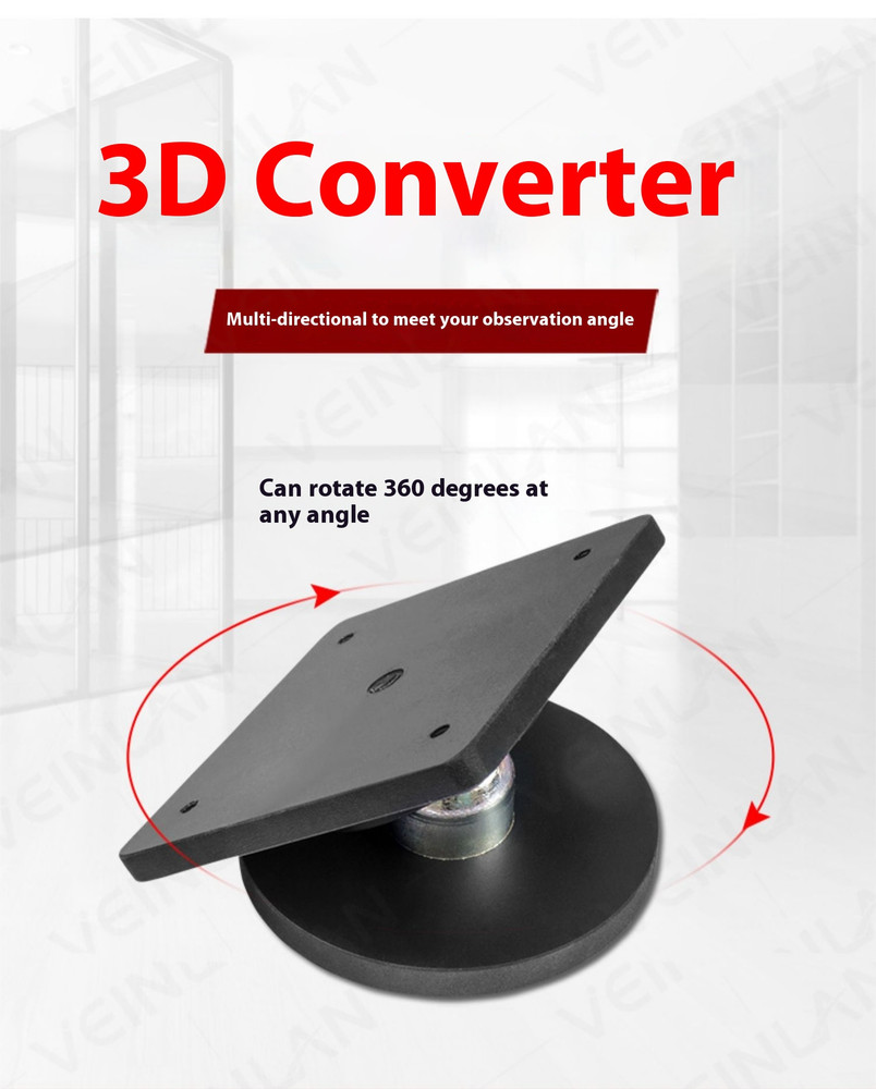 Microscope Base Fixed Stage 360-Degree Rotating Stage 3D Transformer Stage