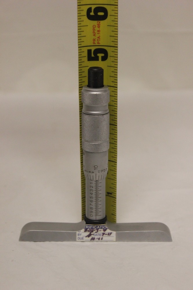 Brown & Sharpe Depth Gage Micrometer w/wood case C3