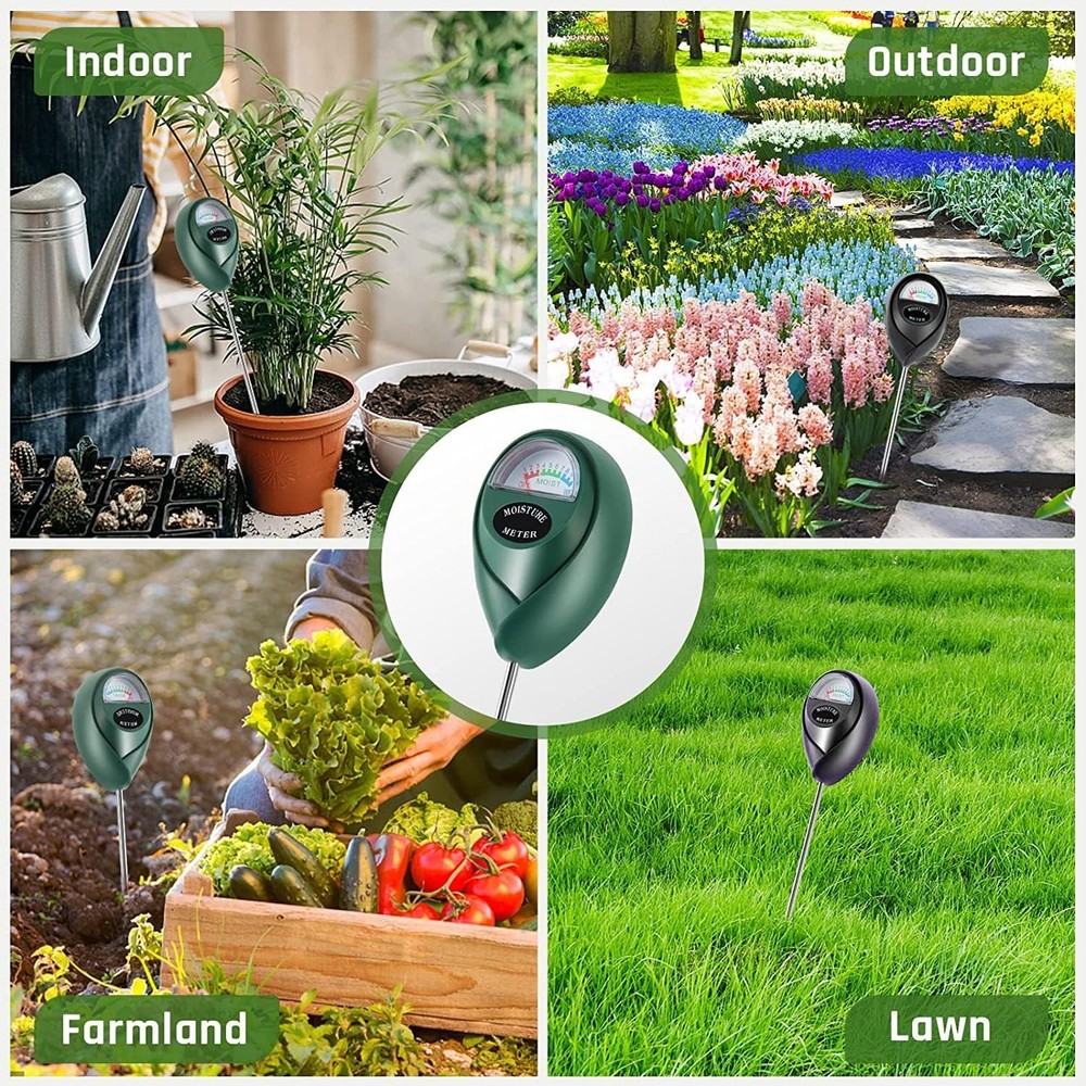 Durable Soil Moisture Meter with Easy-Read Dial for Indoor & Outdoor Plants