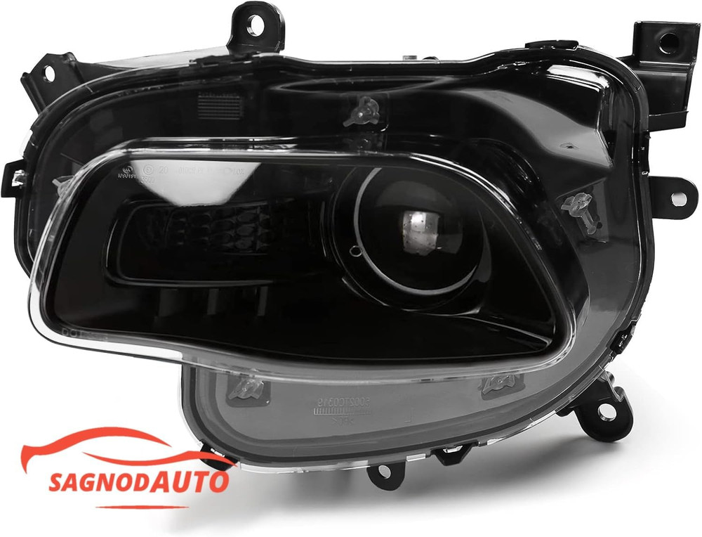 Headlight Compatible with 2014-2018 Jeep Cherokee Left Driver Side