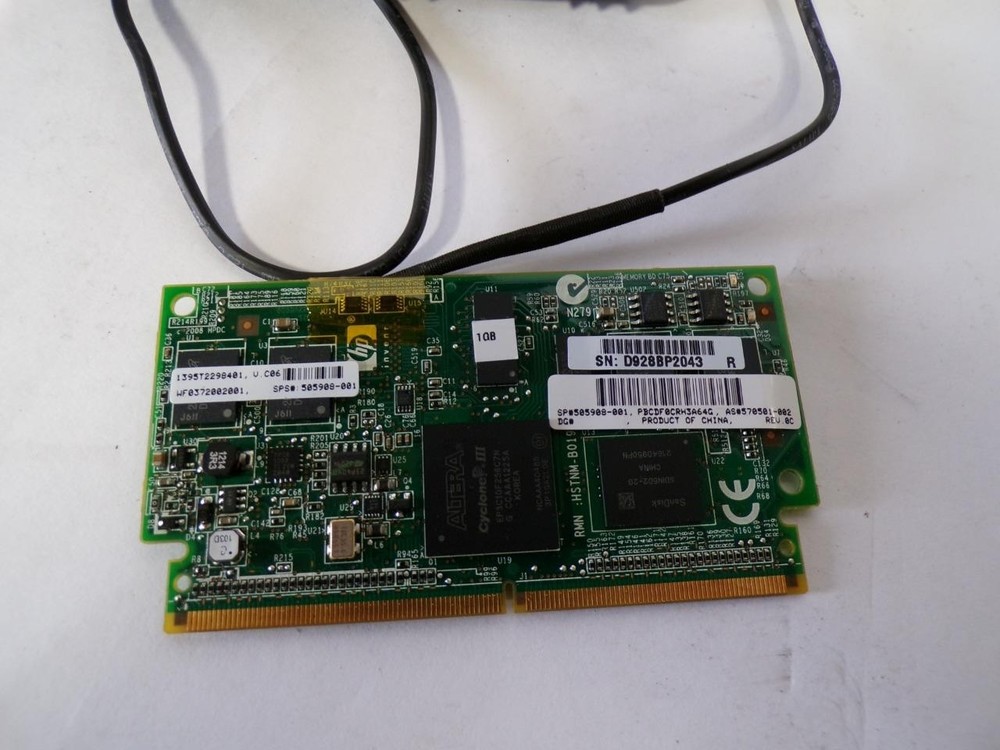 HP Smart Array 512MB FBWC Cache Module 505908-001 & Capacitor 571436-002
