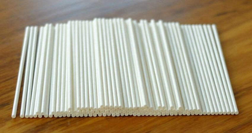 100Pcs Solid plastic Sucker Sticks For Lollipop Cake Candy Cookies Baking