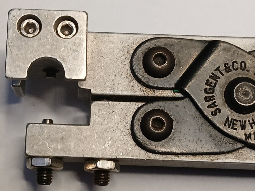 2 Sargent Custom Application Tools Hand Press/Crimp