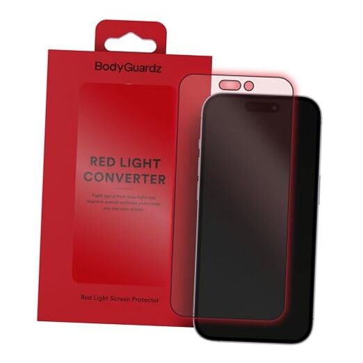 Red Light Converter Screen Protector – Passive Red Light Therapy for Face -