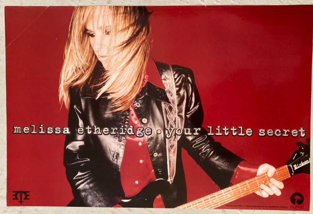 Melissa Etheridge 1995 Promo Poster Your Little Secret Q