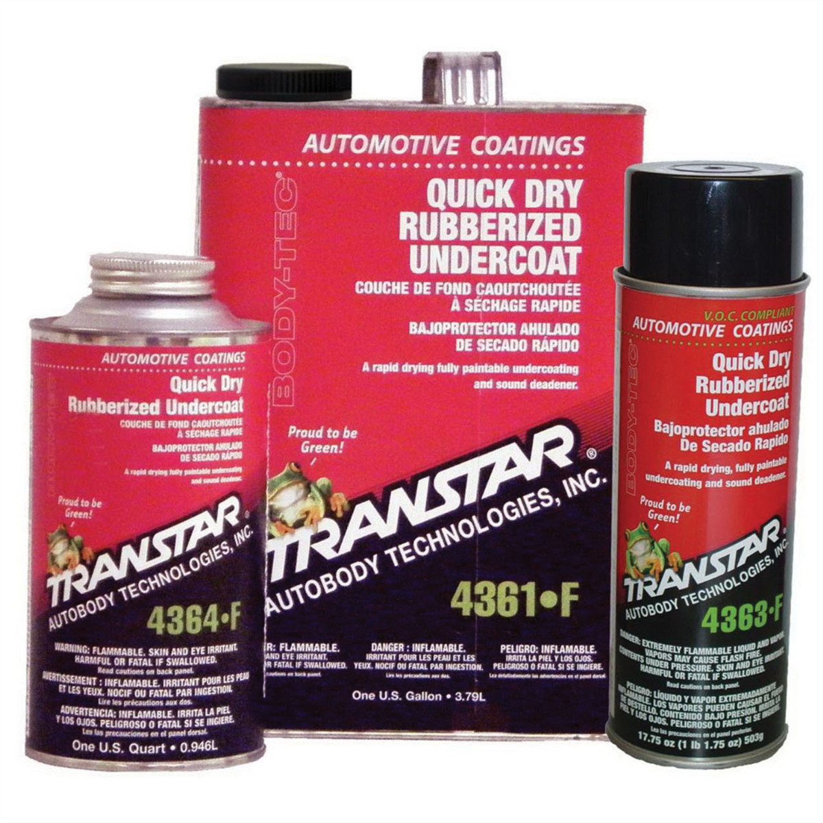 Transtar 4361-F Quick Dry Rubberized Undercoat, Protective Coating Gallon