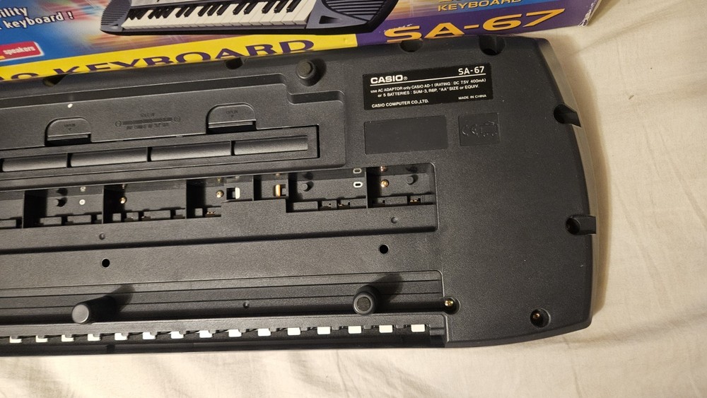 Casio SA-67 Electronic Keyboard Tested Working W/ Original Box