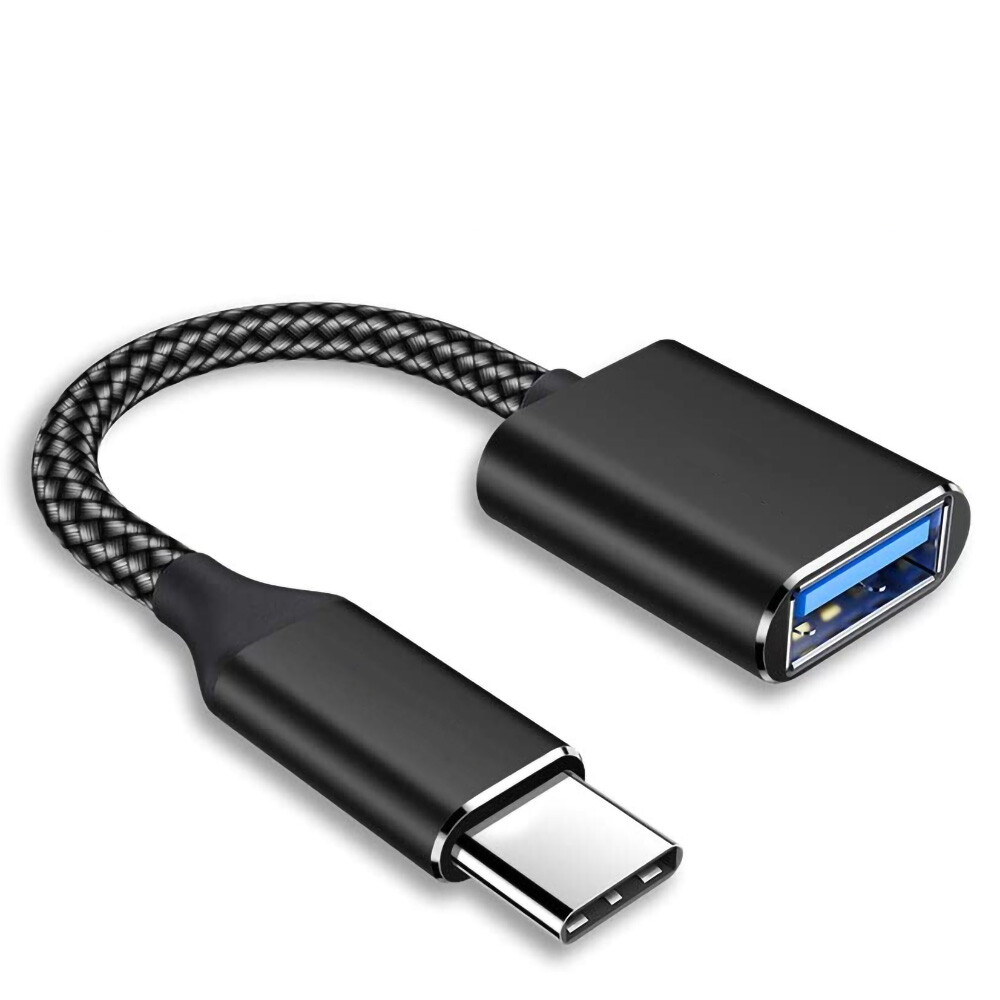 USB-C Type C Male to USB 3.0 Type A Female OTG Adapter Converter Cable Cord Lot