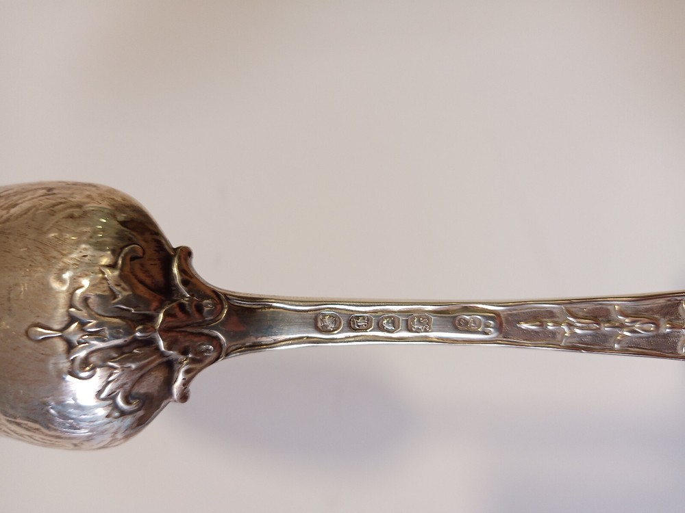 ORIGINAL ENGLISH SILVER SPOON 1000 SILVER With HALLMARKS