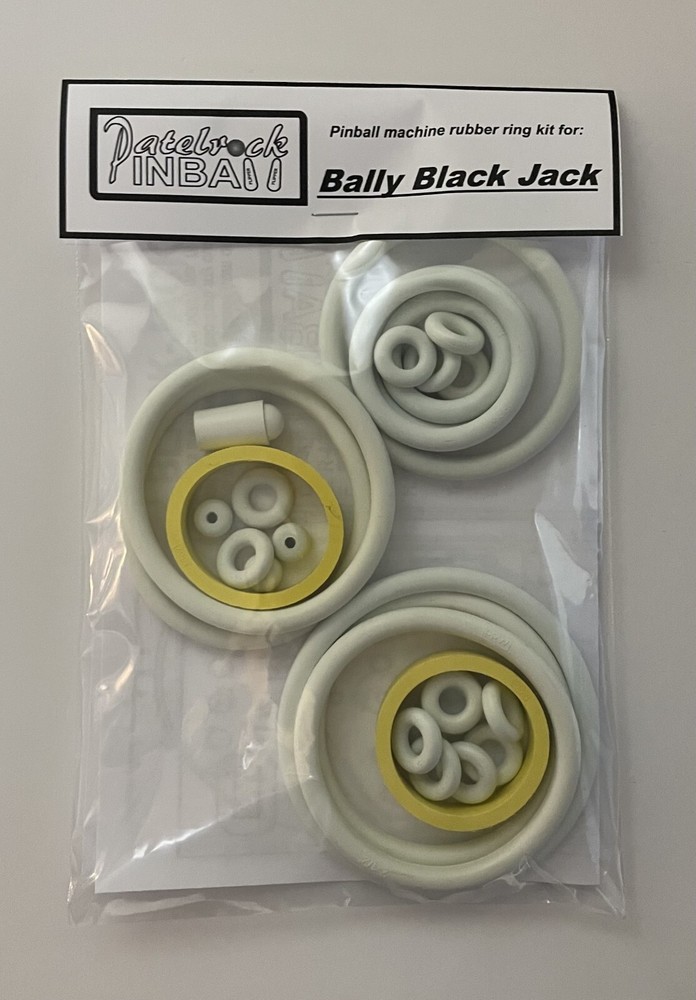 1977 Bally Black Jack Pinball Machine Rubber Ring Kit