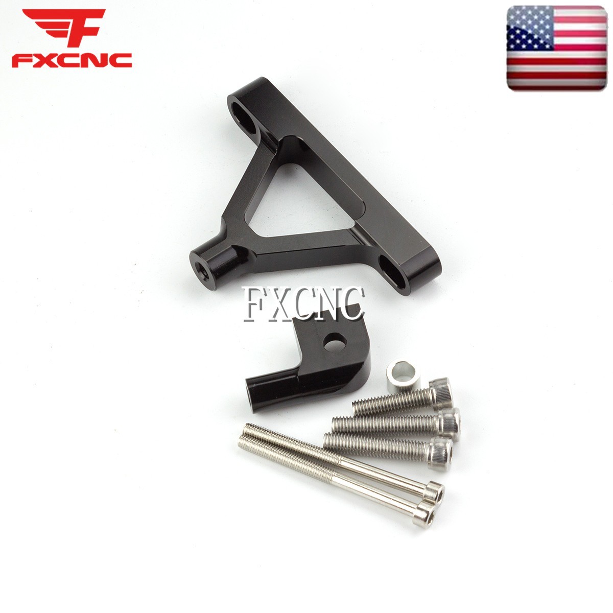 Steering Damper Stabilizer & Mounting Bracket For Kawasaki Ninja ZX6R 2007-2008