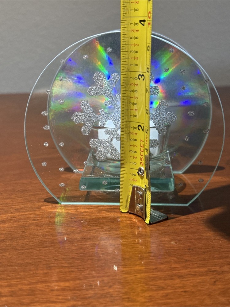 Snowflake Design Holiday Tealight Candle Holder