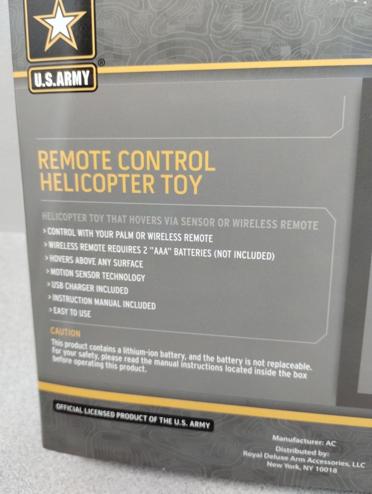 Kids Remote Control Helicopter New In Box.