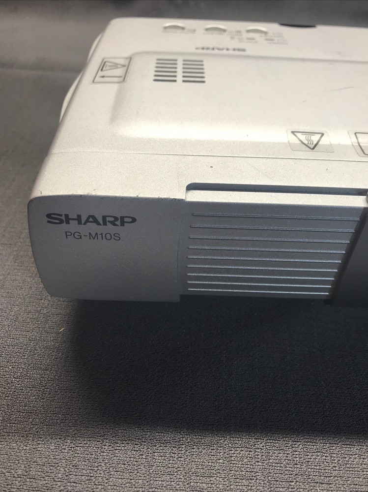 Sharp Projector PG-M10S With Remote, Power Cord, Case & Instructions Works