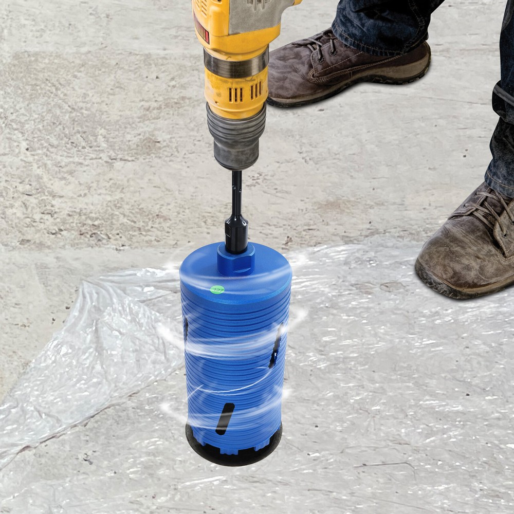 5/8 Inch Thread Drill Bit Core Drill Bit W/3 Adapters Concrete Drilling Bit