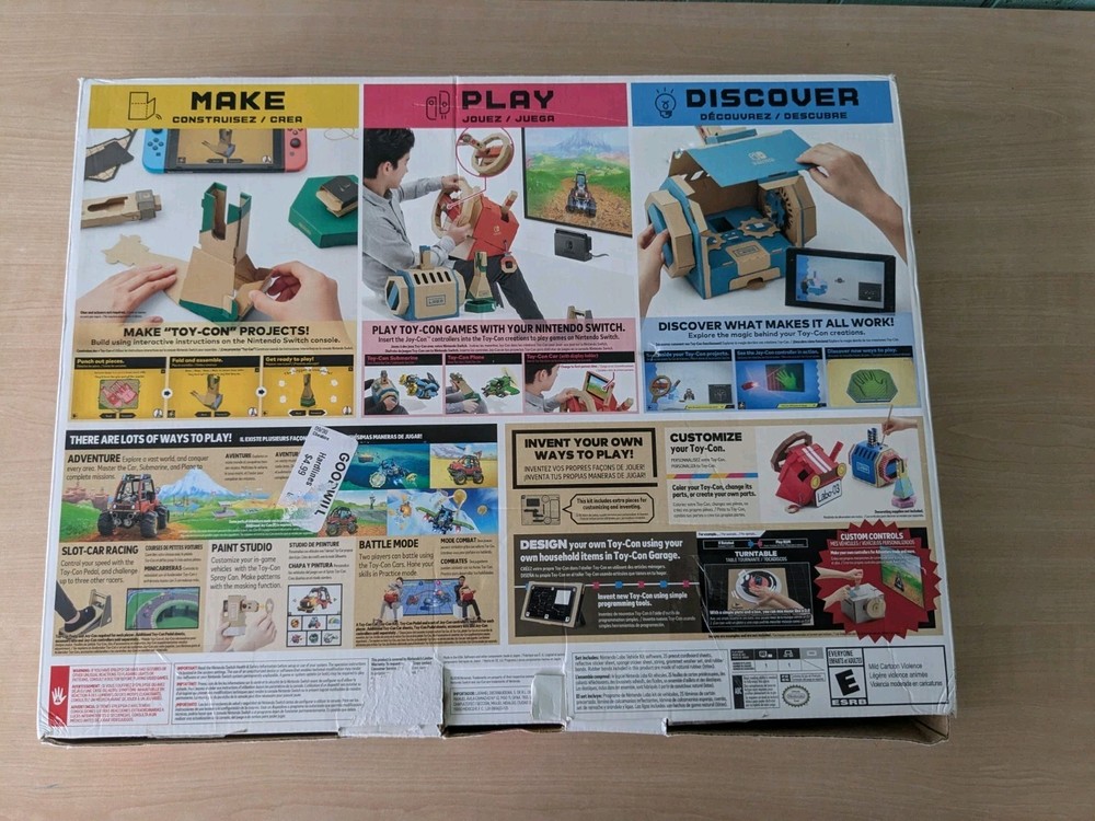 Nintendo Labo Vehicle Kit Multicolor for Nintendo Switch