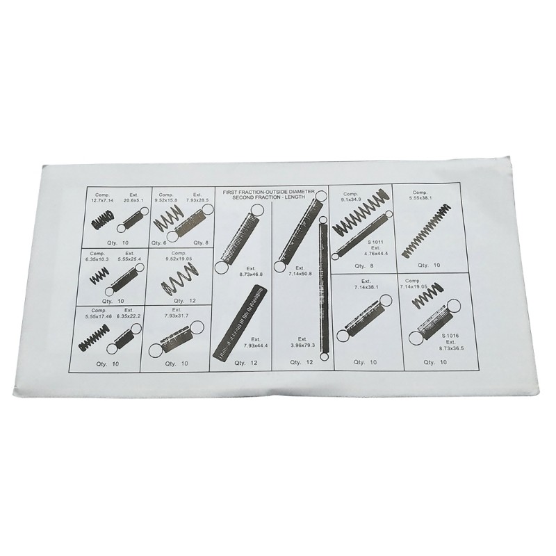 Multifunction 200pcs Spring Set Compression Steel Spring with Box for Home