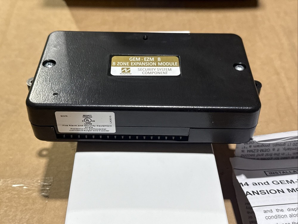 Napco GEM-EZM8 8-Zone Expansion Module New