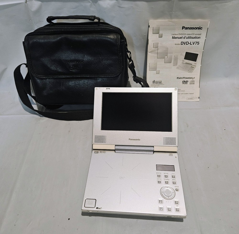 Panasonic dvd-lv75 Player! As Pictured, Missing Cord, Untested.
