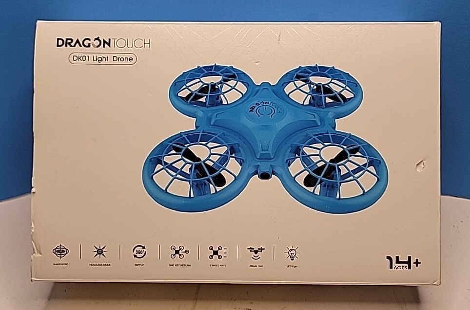 Dragon Touch DK01 Mini Drone -  Remote Or Hand Control Operation.